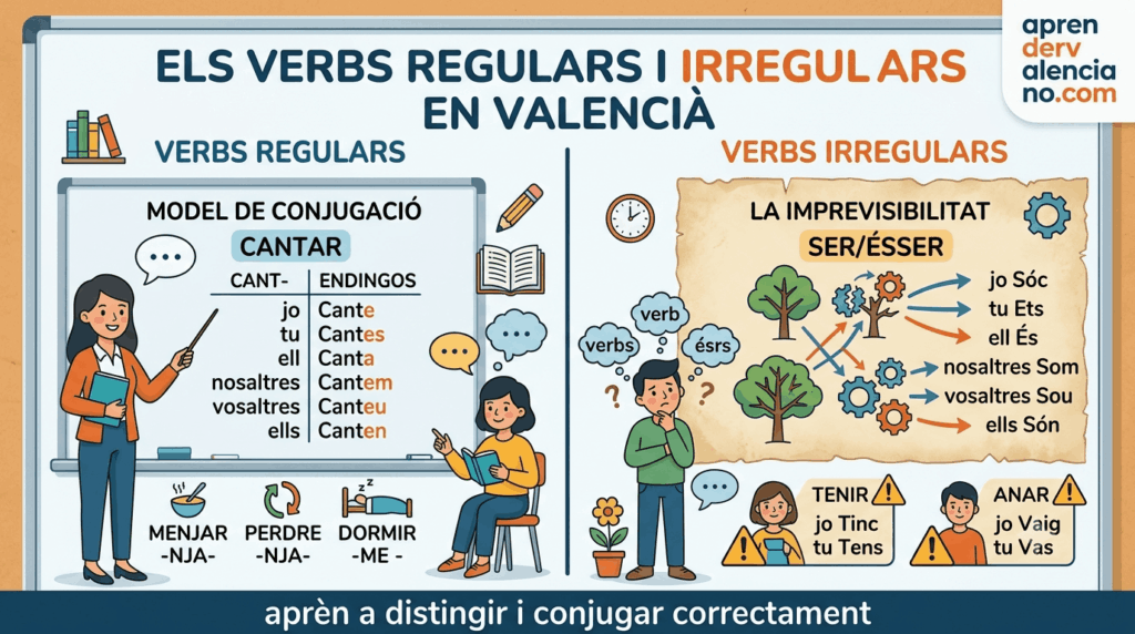 Els-verbs-regulars-i-irregulars