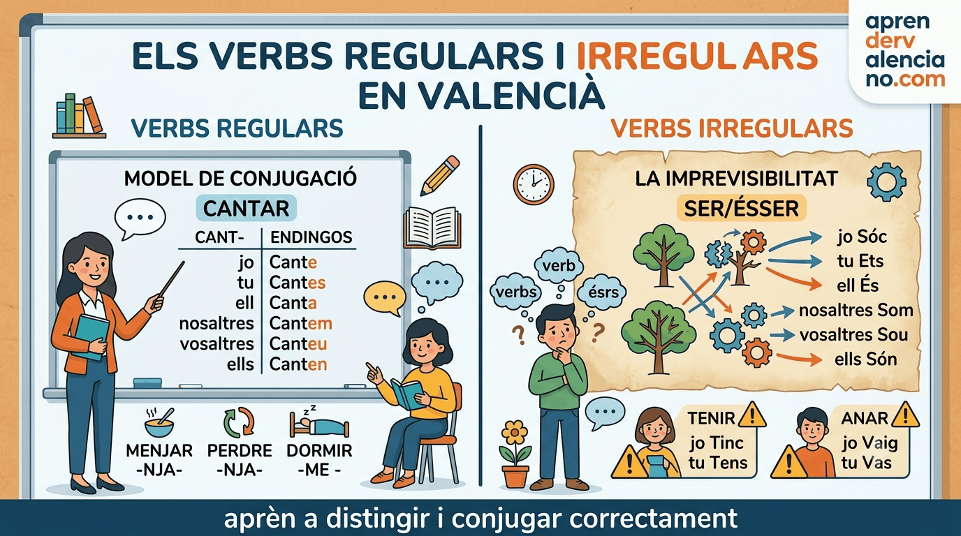 Els-verbs-regulars-i-irregulars